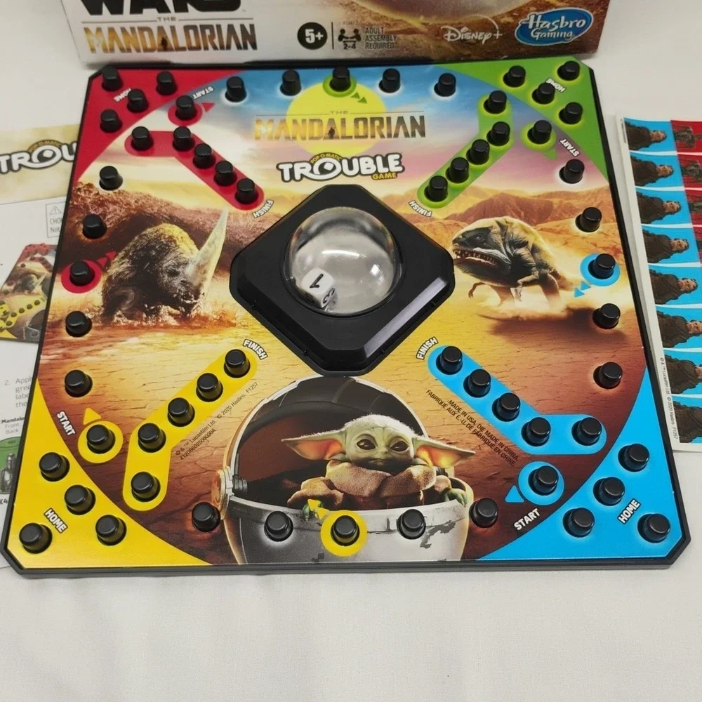 New Star Wars The Mandalorian‎ Trouble Game Hasbro 2020 Grogu Pop O Matic